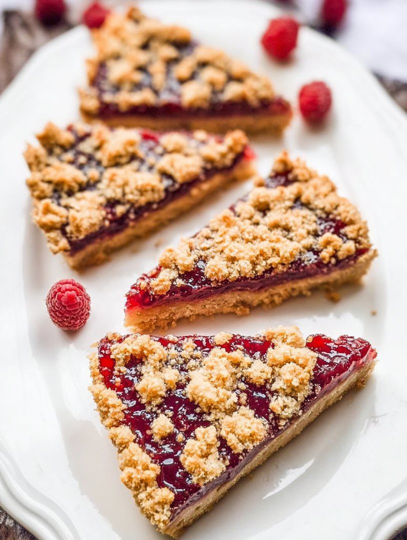 Himbeerriegel mit Haferflocken-Ananas-Saft-Topping image 2